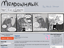 Tablet Screenshot of meadowhawk.net